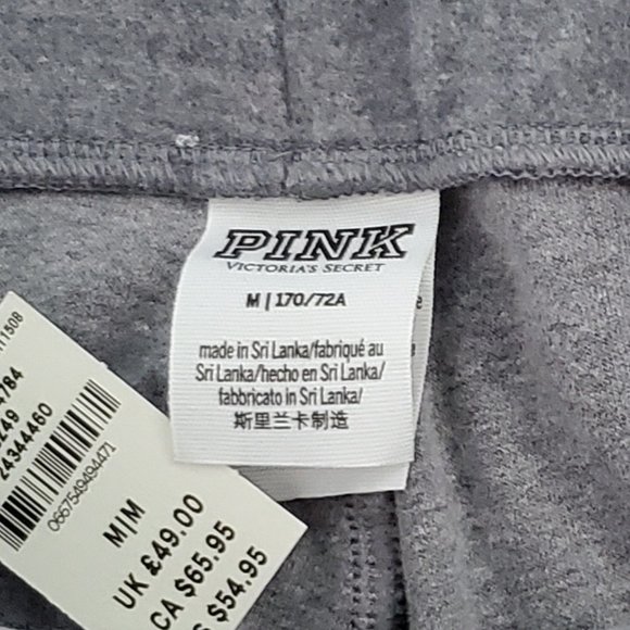 PINK Classic Jogger Gray Pants - Picture 2 of 4
